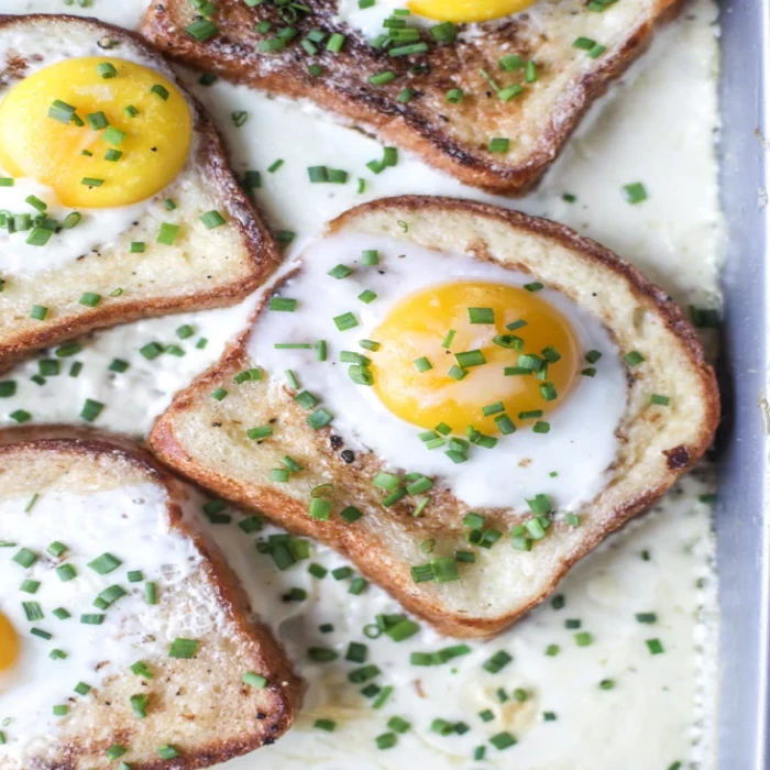 3 Eggs, 1 side order with Meat and toast